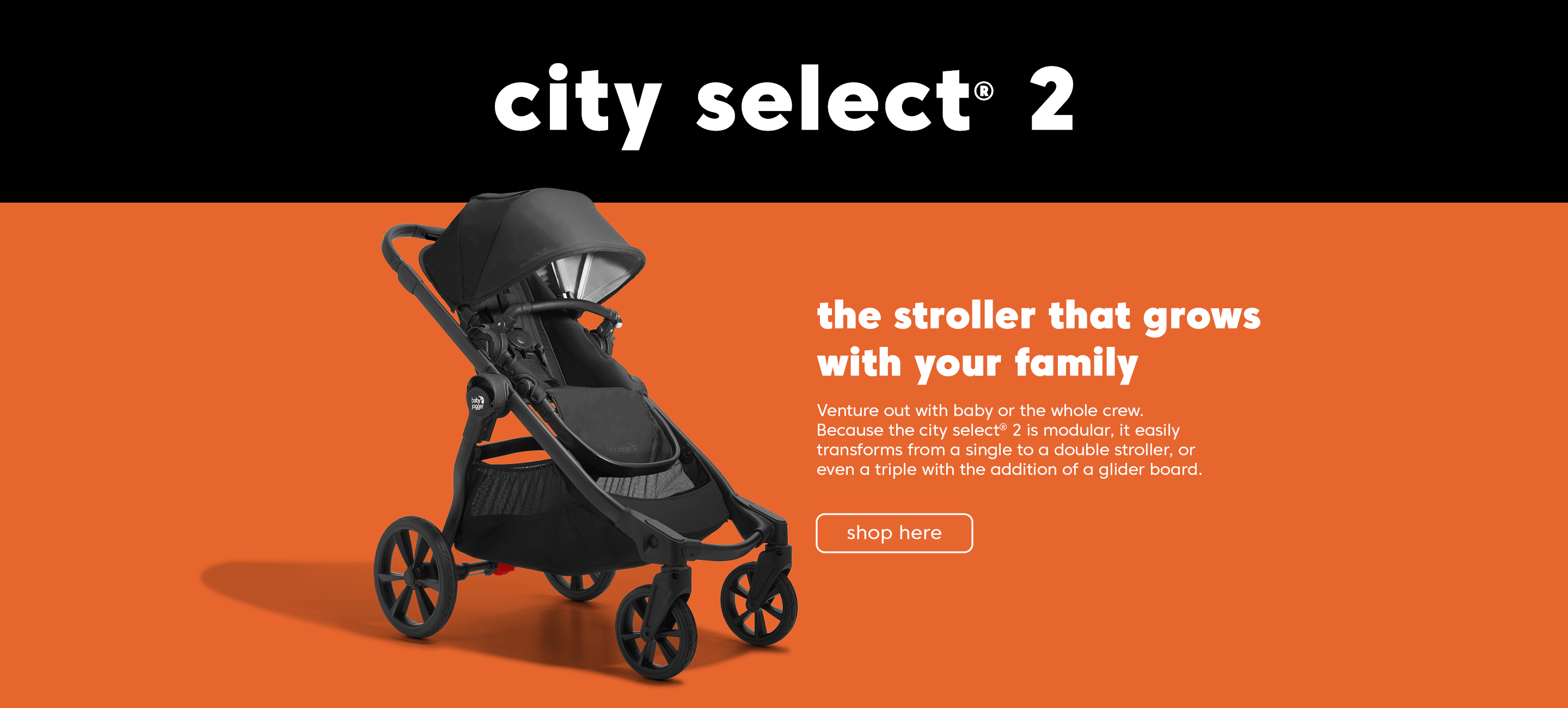 Grows With Your Family City Select 2 BabyJoggerAU